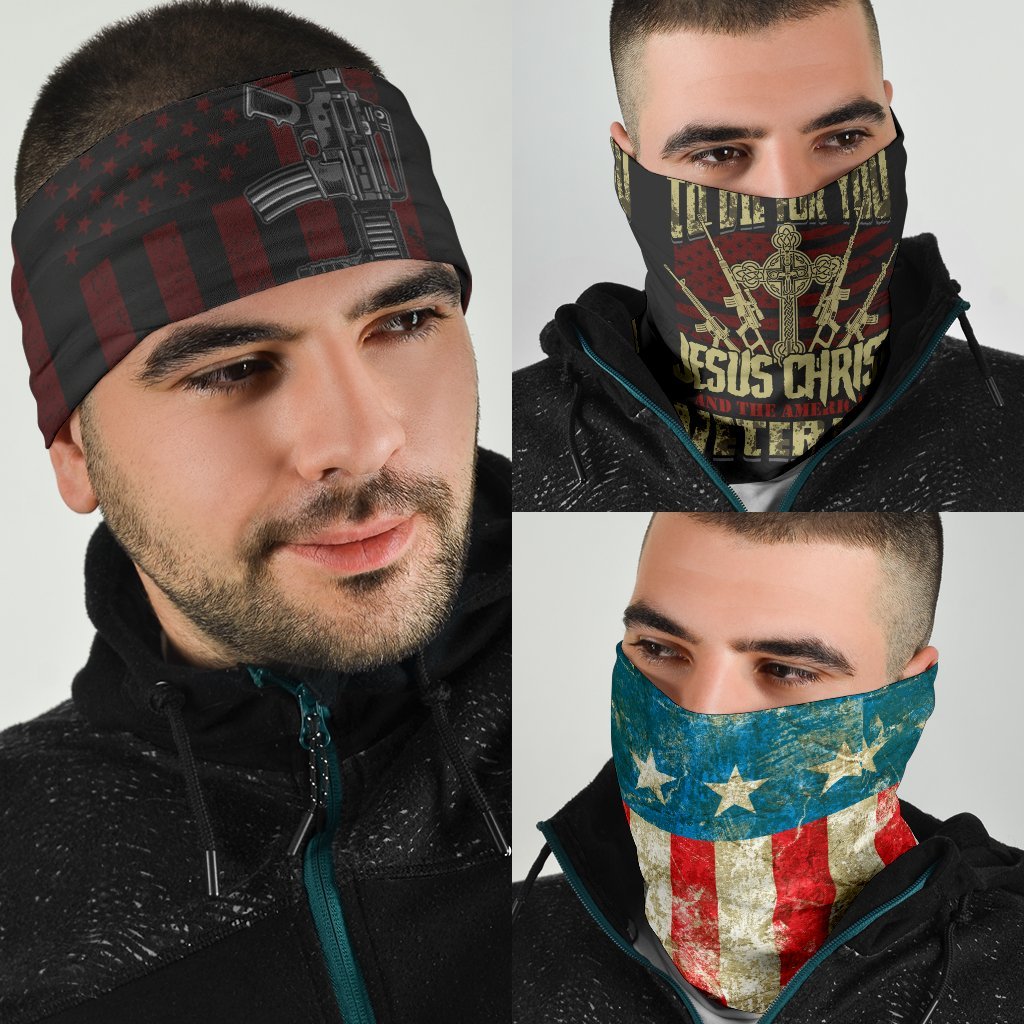 US Veteran Neck Gaiter | Face Shield