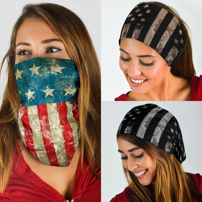 USA Flag Neck Gaiter | Face Shield - Multi