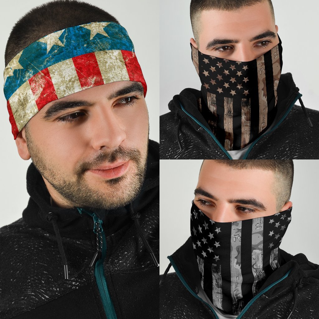 USA Flag Neck Gaiter | Face Shield - Multi