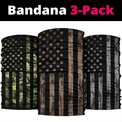 USA Flag Neck Gaiter | Face Shield - Smudged