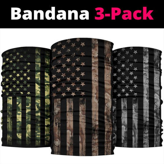 USA Flag Neck Gaiter | Face Shield - Smudged