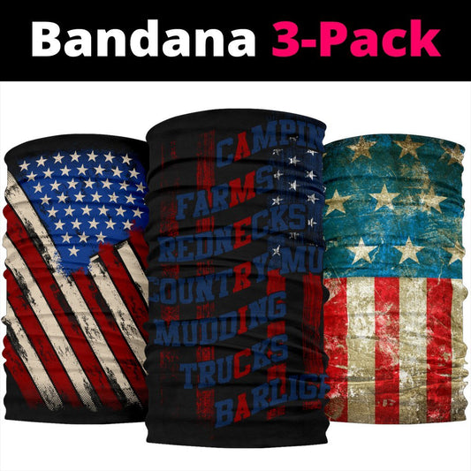 USA Flag Neck Gaiter | Face Shield | Bandana