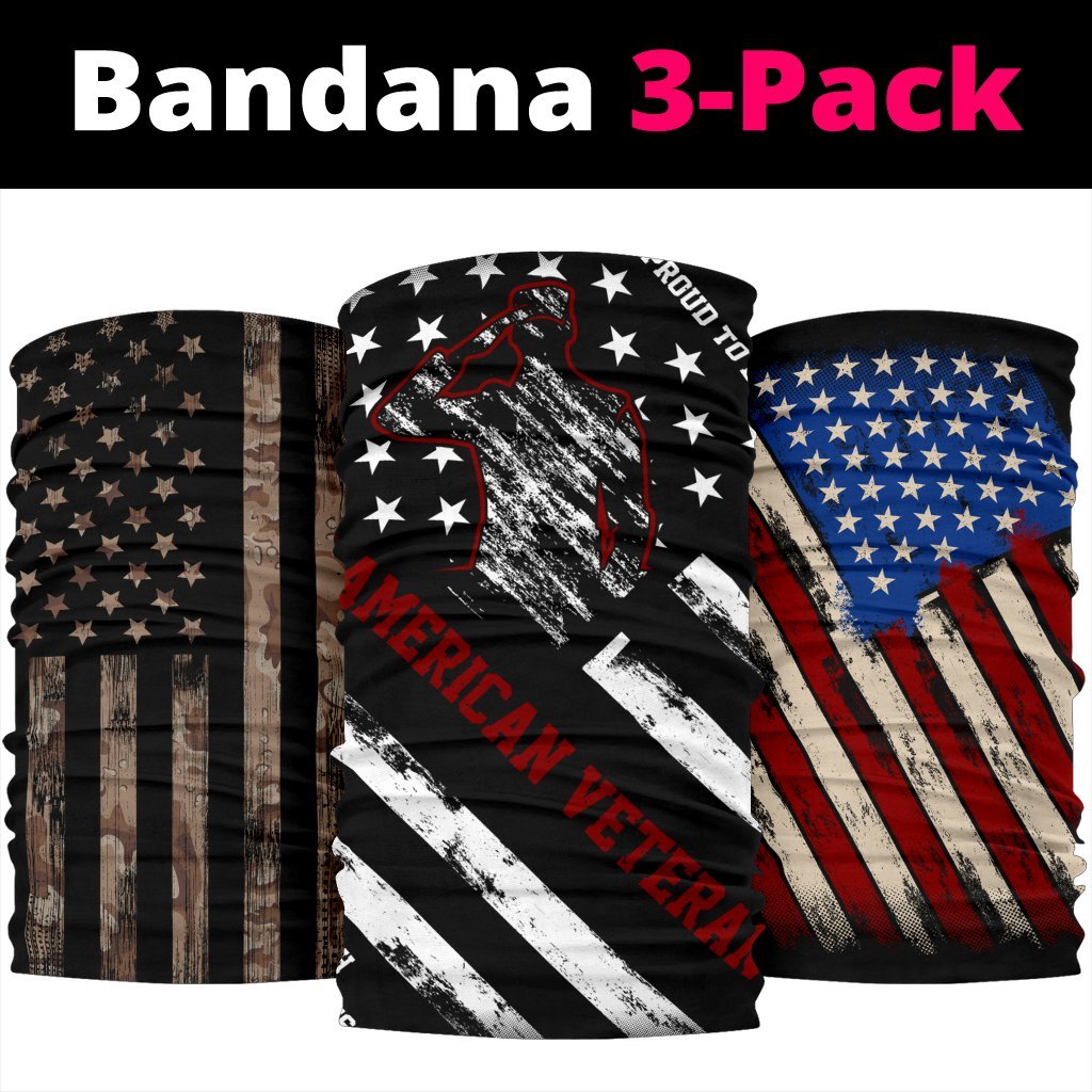 USA Flag Veteran Neck Gaiter | Face Shield