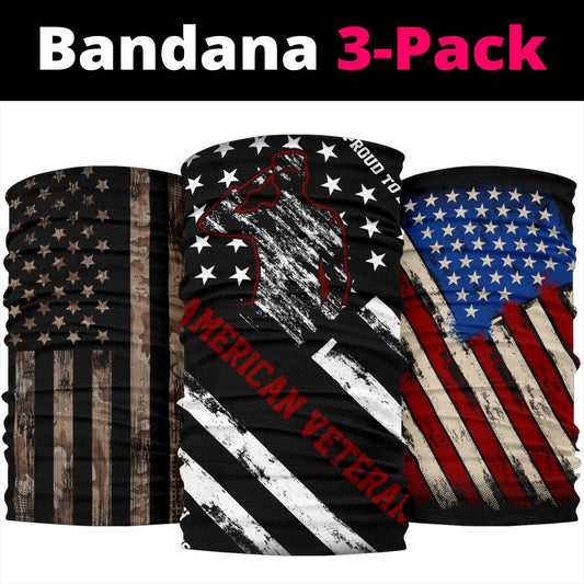 USA Flag Veteran Neck Gaiter | Face Shield