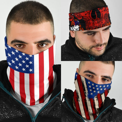 USA Patriot Neck Gaiter | Face Shield