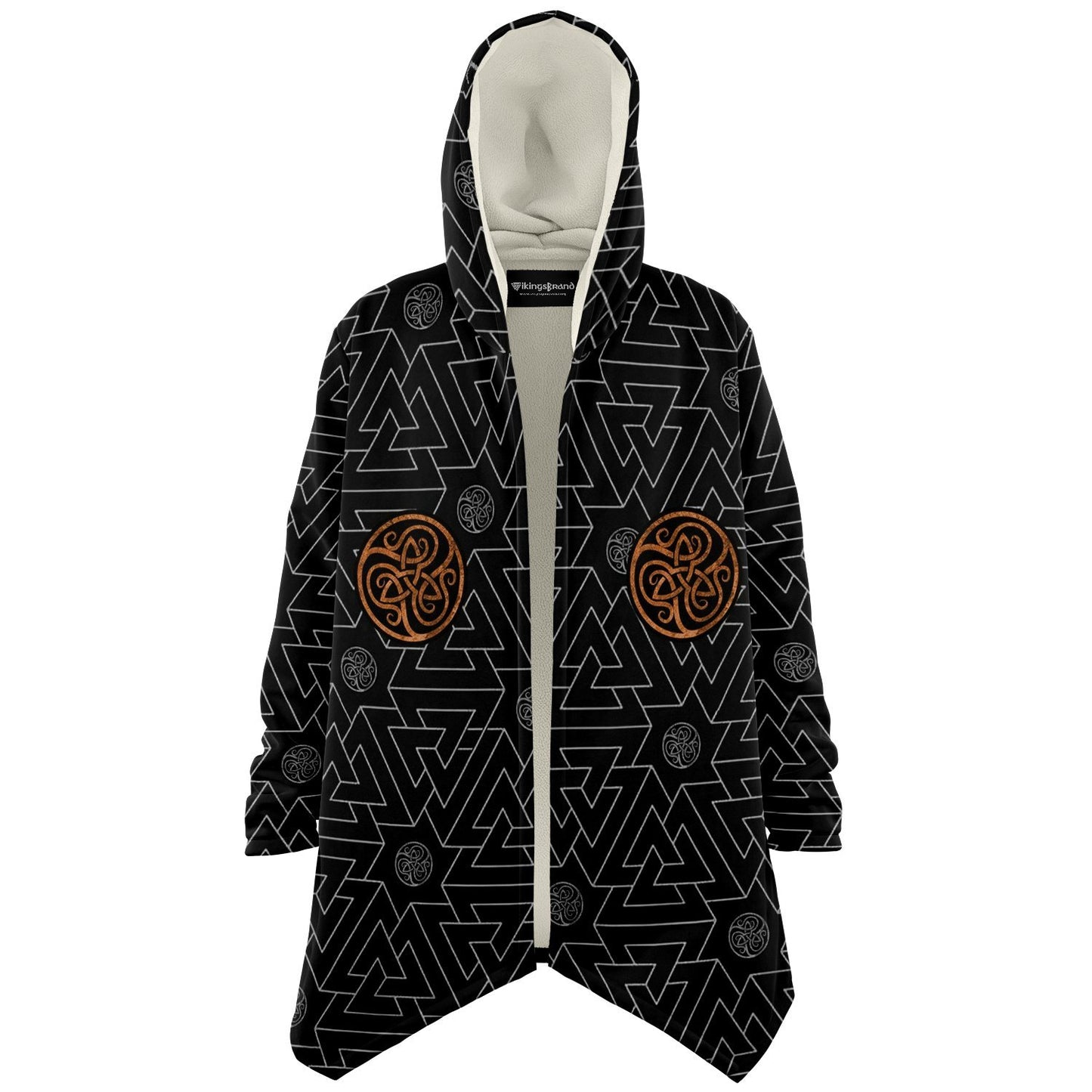 Valknut Pattern Premium Viking Cloak