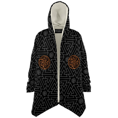 Valknut Pattern Premium Viking Cloak