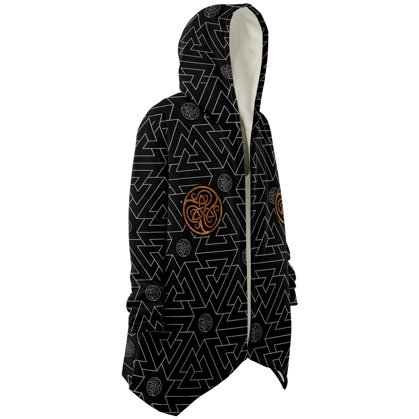 Valknut Pattern Premium Viking Cloak