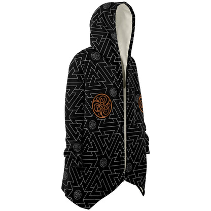 Valknut Pattern Premium Viking Cloak