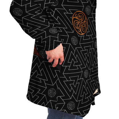 Valknut Pattern Premium Viking Cloak