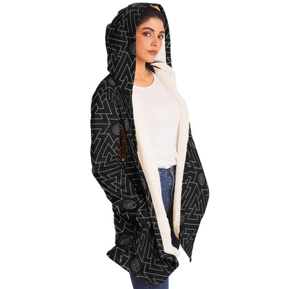 Valknut Pattern Premium Viking Cloak