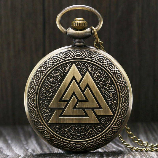 Valknut Pocket Watch - VikingsBrand