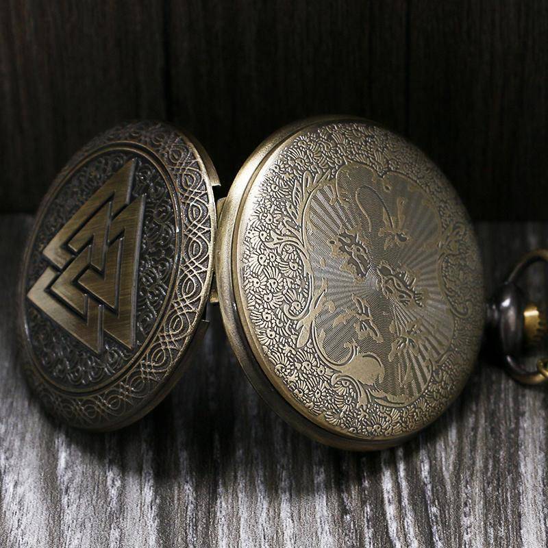 Valknut Pocket Watch - VikingsBrand