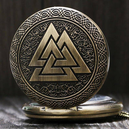 Valknut Pocket Watch - VikingsBrand