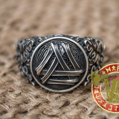 Valknut Symbol and Oak Acorns Ornament - VikingsBrand