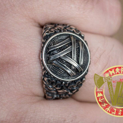 Valknut Symbol and Oak Acorns Ornament - VikingsBrand