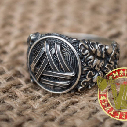 Valknut Symbol and Oak Acorns Ornament - VikingsBrand
