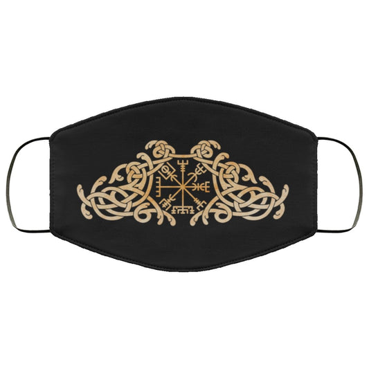 Vegvisir Viking Face Mask Cover