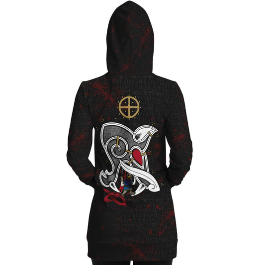 Viddar Longline Hoodie for Shieldmaidens