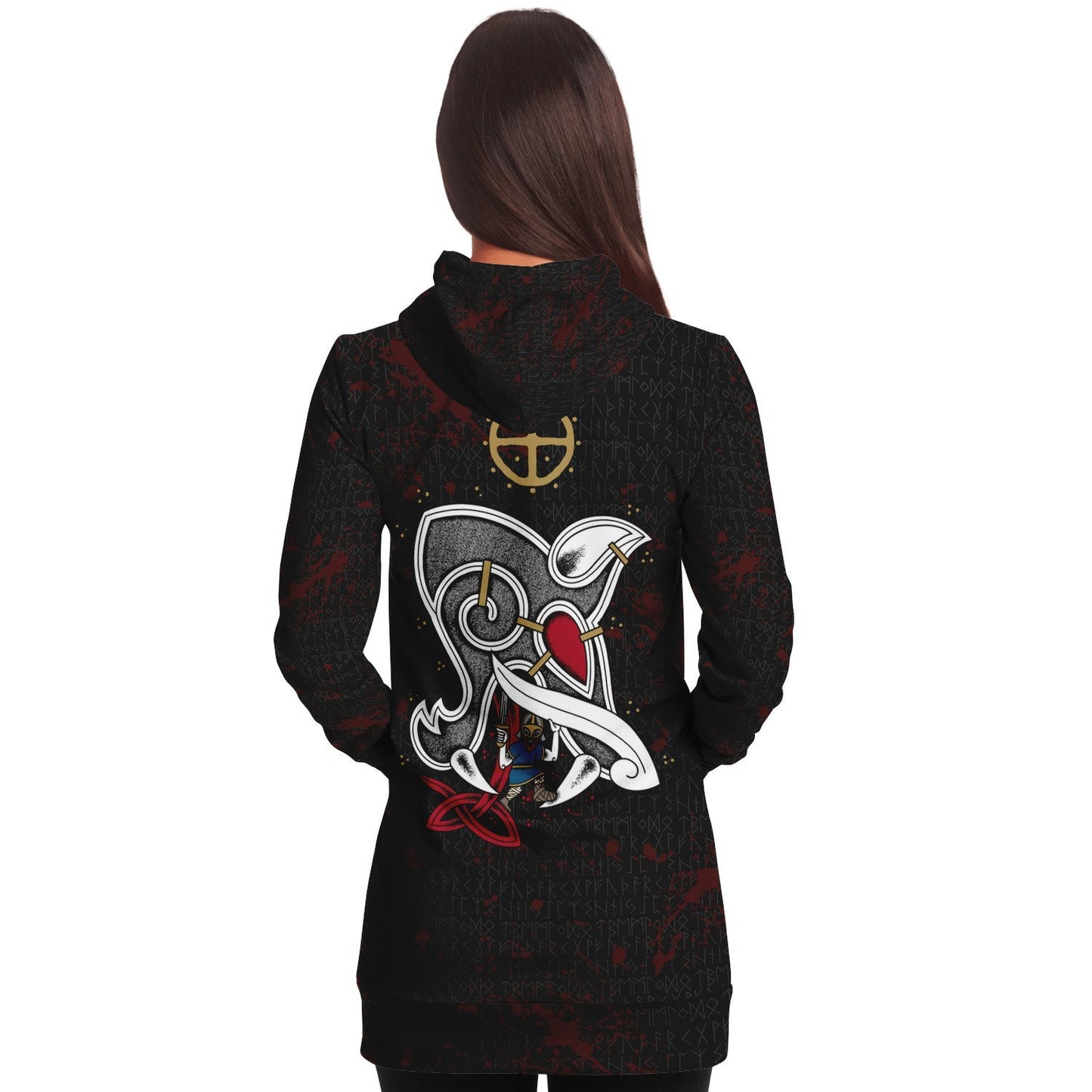 Viddar Longline Hoodie for Shieldmaidens