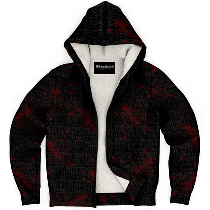 Viddar Premium Microfleece Zip-Up Viking hoodie