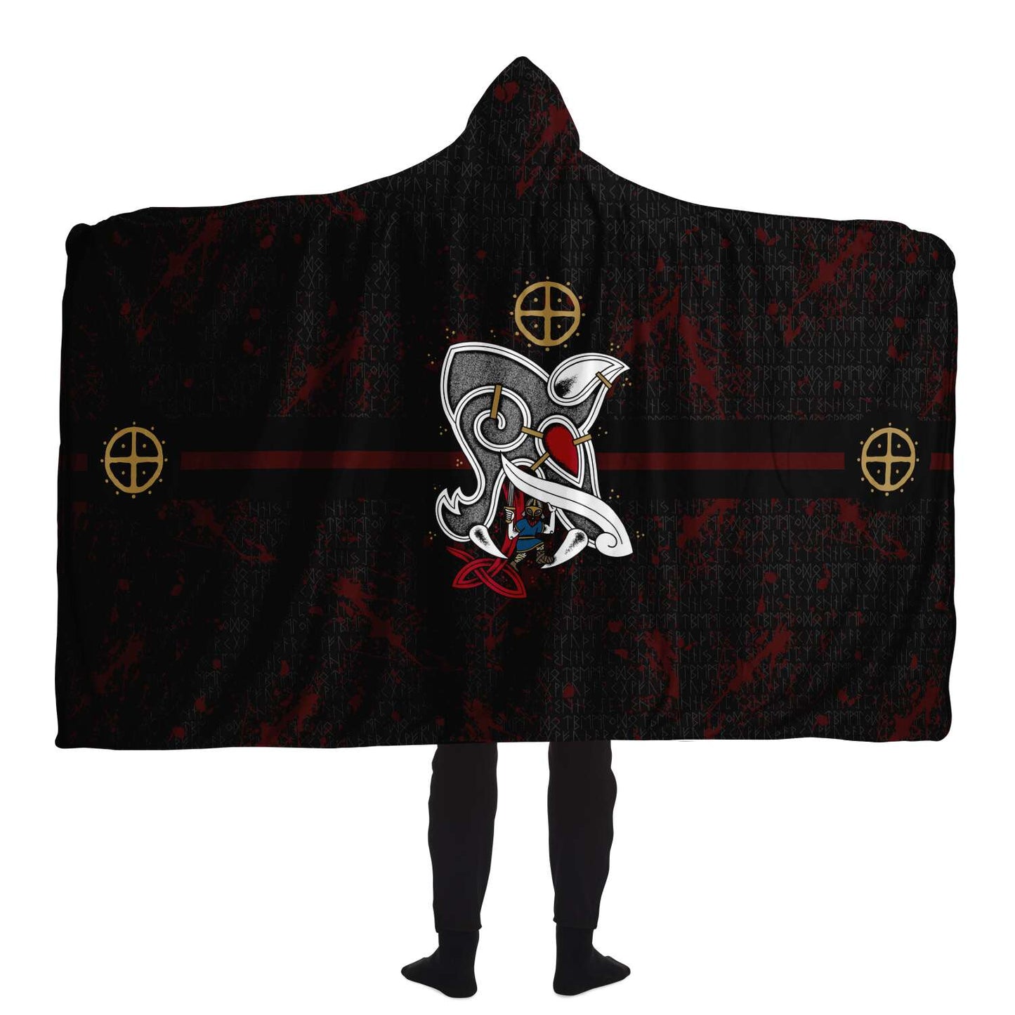 Viddar Premium Viking Hooded Blanket