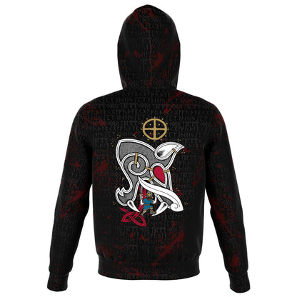 Viddar Premium Viking Zip-Up Hoodie