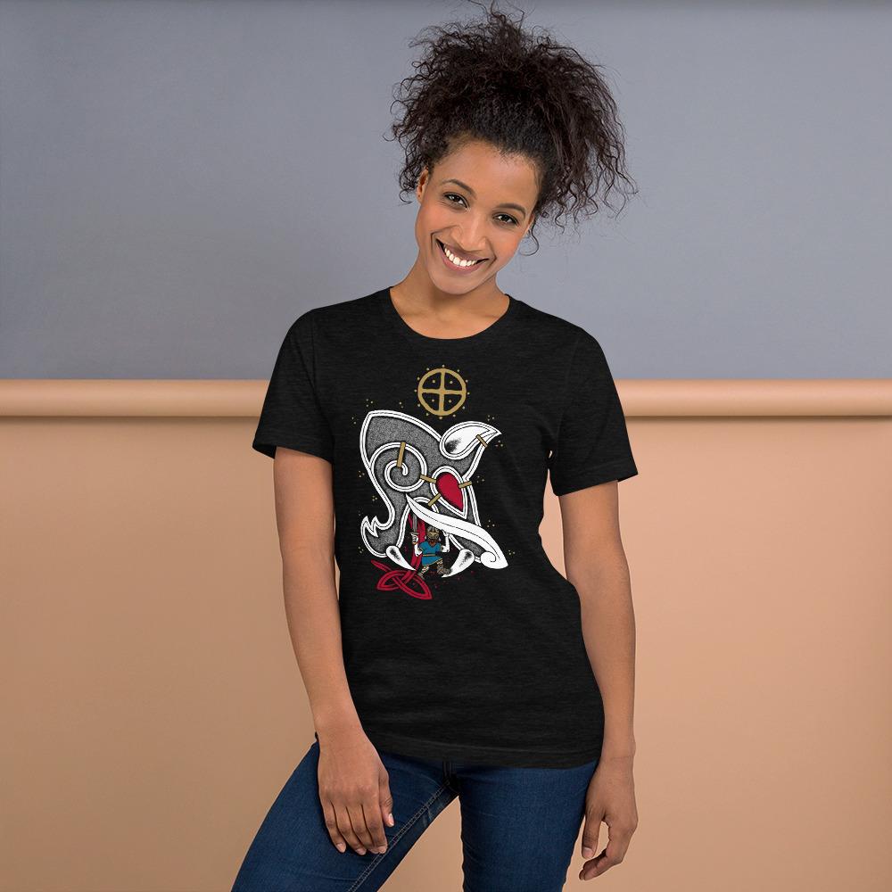 Viddar Short-Sleeve Unisex Viking  T-Shirt