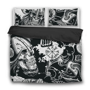 Viking bedding set, duvet cover and 2 Pillowcases