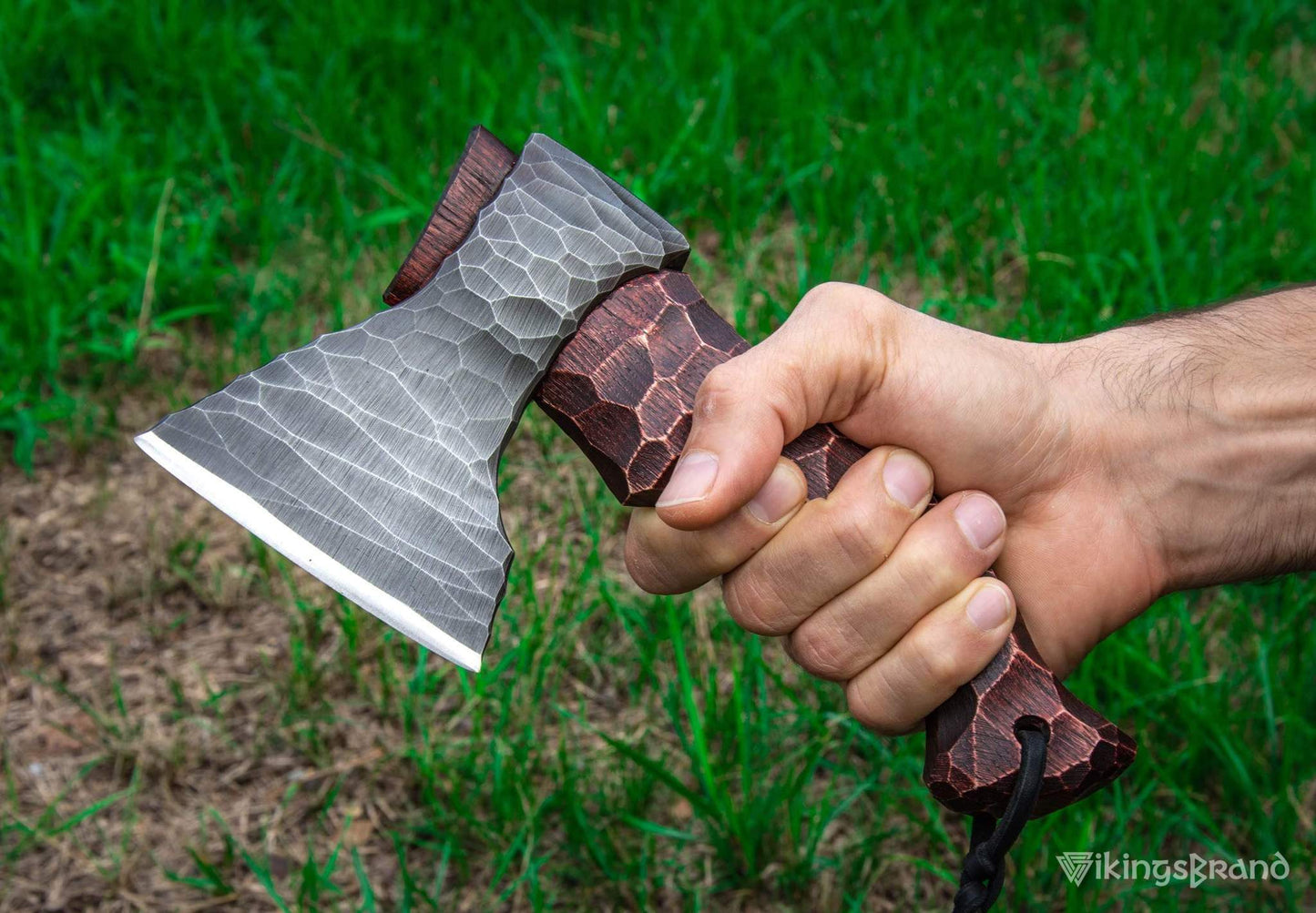 Viking Axe in Leather Case "Liten Skarp Stein"