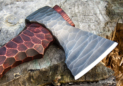 Viking Axe in Leather Case "Liten Skarp Stein"