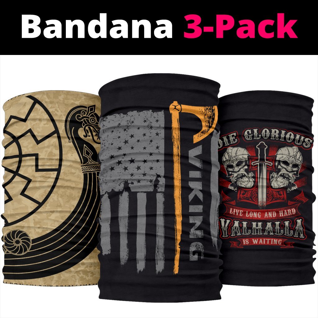 Viking Bandana 3-Pack - Pack001