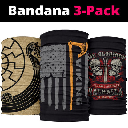 Viking Bandana 3-Pack - Pack001