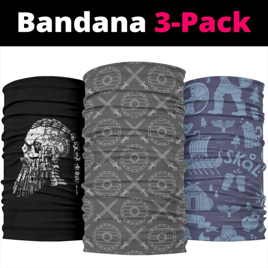 Viking Bandana 3-Pack - Pack002