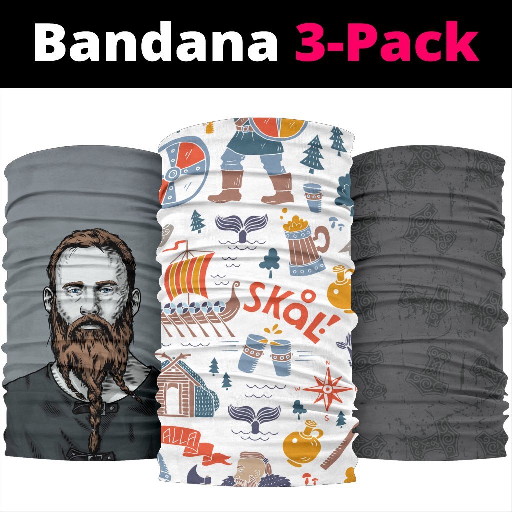 Viking Bandana  3 - Pack - Pack023