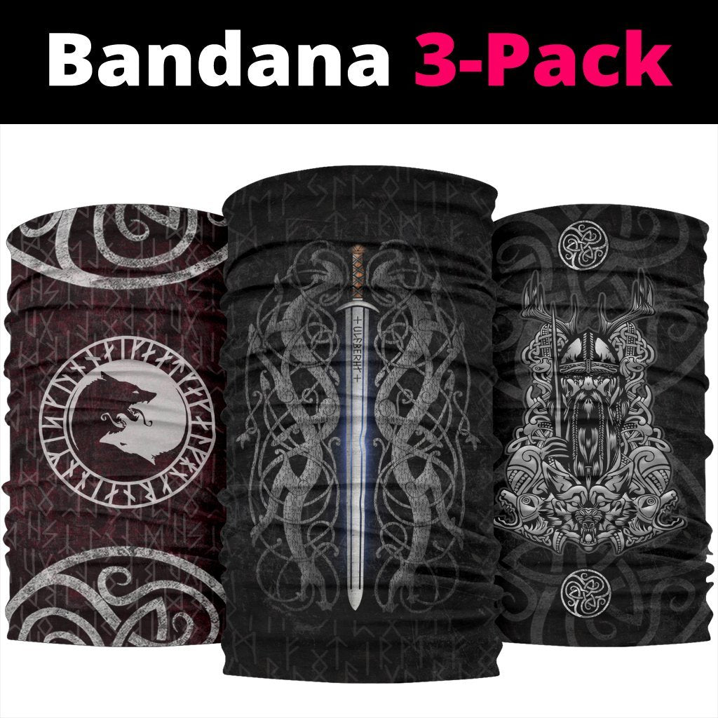 Viking Bandanas Pack of 3 - Pack025