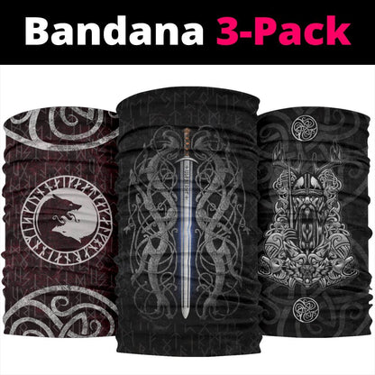 Viking Bandanas Pack of 3 - Pack025
