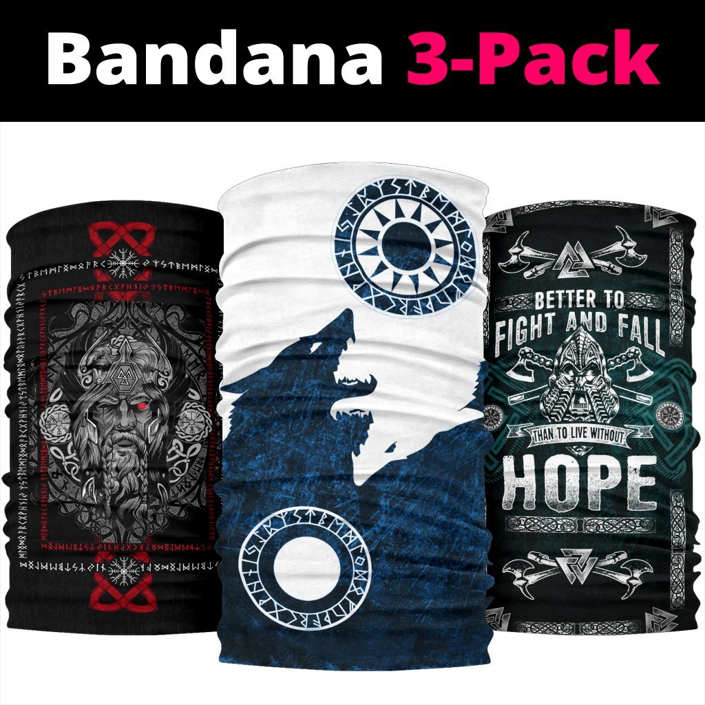 Viking Bandanas Pack of 3 - Pack026