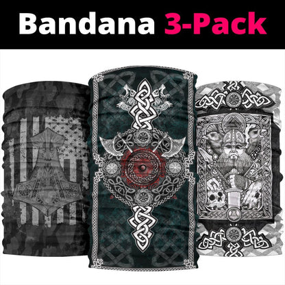 Viking Bandanas Pack of 3 - Pack027
