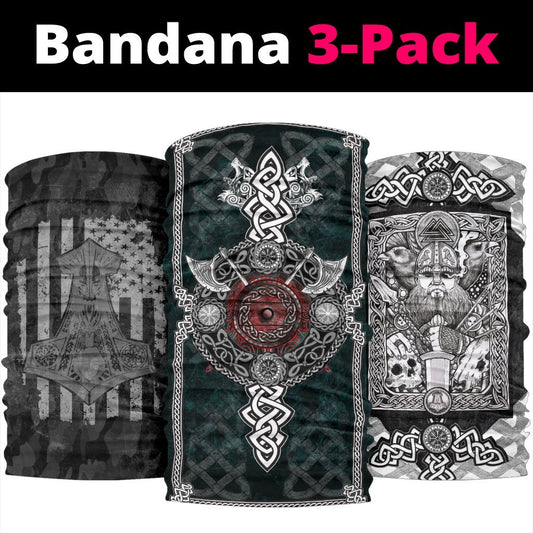 Viking Bandanas Pack of 3 - Pack027
