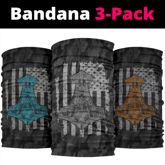 Viking Bandanas Pack of 3 - Pack028