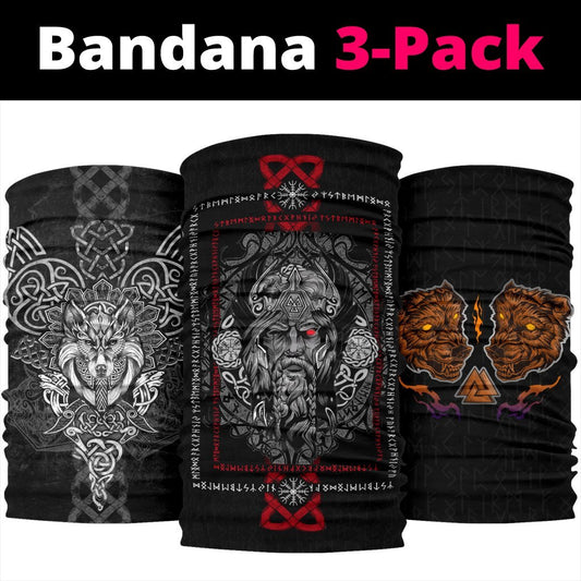 Viking Bandanas Pack of 3 - Pack031