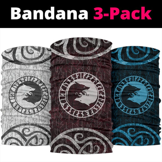 Viking Bandanas Pack of 3 - Pack033