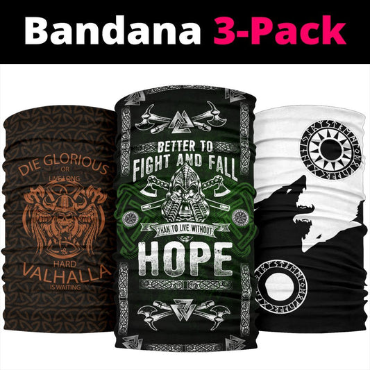 Viking Bandanas Pack of 3 - Pack035