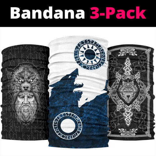 Viking Bandanas Pack of 3 - Pack036