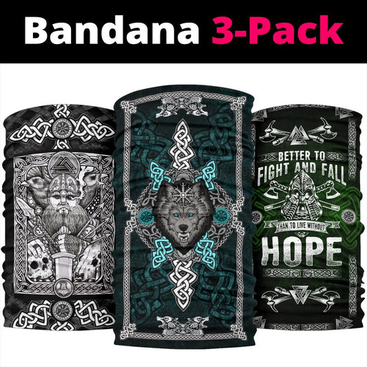 Viking Bandanas Pack of 3 - Pack038