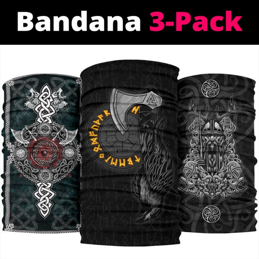 Viking Bandanas Pack of 3 - Pack040