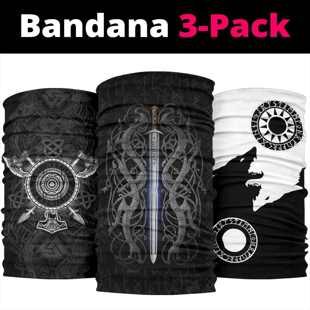 Viking Bandanas Pack of 3 - Pack048