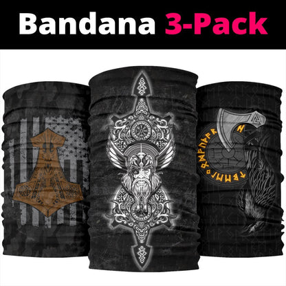 Viking Bandanas Pack of 3 - Pack049