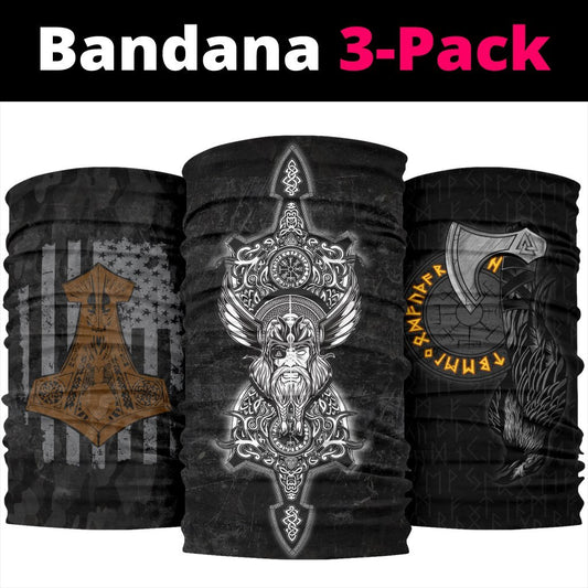 Viking Bandanas Pack of 3 - Pack049